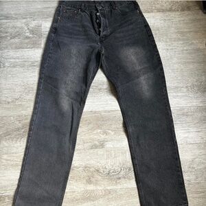 Levi’s 501 Jeans (Black, Faded Wash)